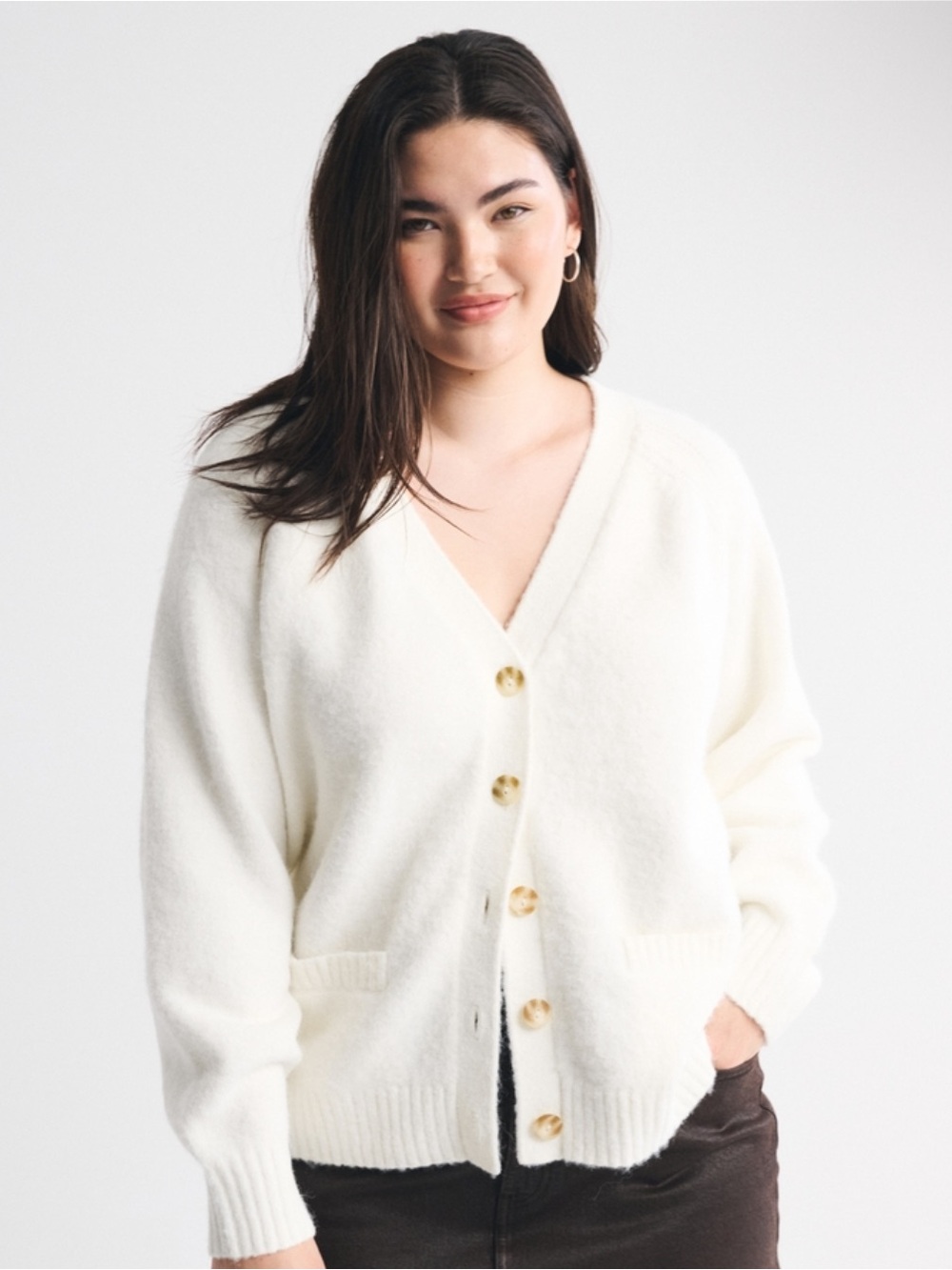 Abercrombie & Fitch Dad V-neck Cardigan